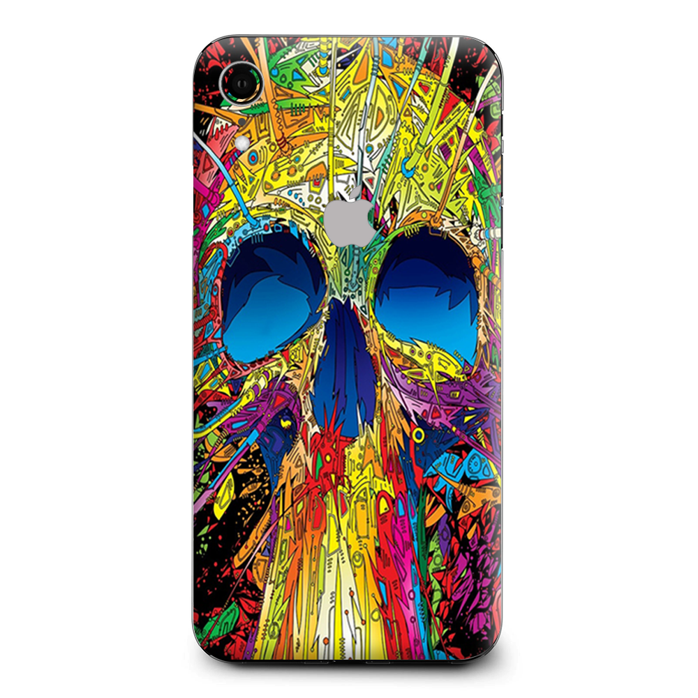 Colorful Skull 1 Apple iPhone XR Skin