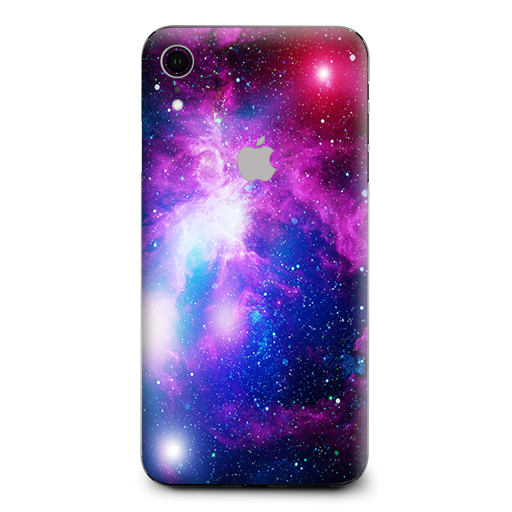Stars Galaxy Red Blue Purple Gasses Apple iPhone XR Skin