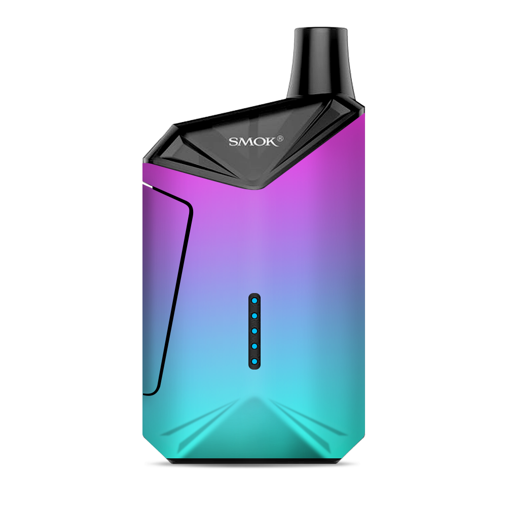  Hombre Pink Purple Teal Gradient Smok  X-Force AIO Kit  Skin