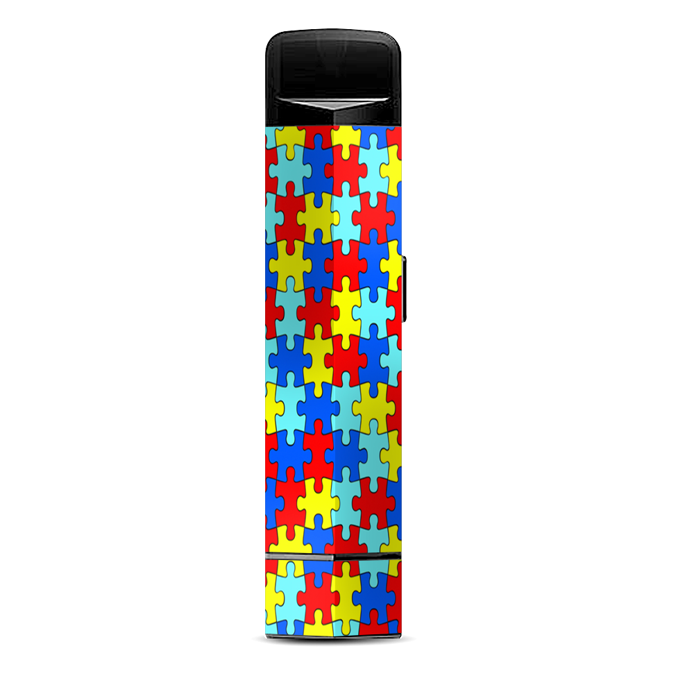  Colorful Puzzle Pieces Autism Suorin Edge Pod System Skin