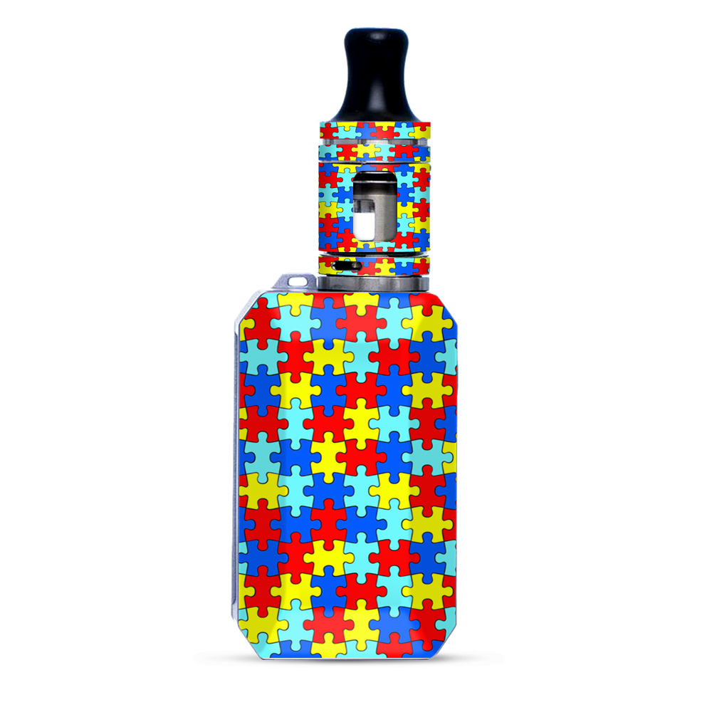Colorful Puzzle Pieces Autism