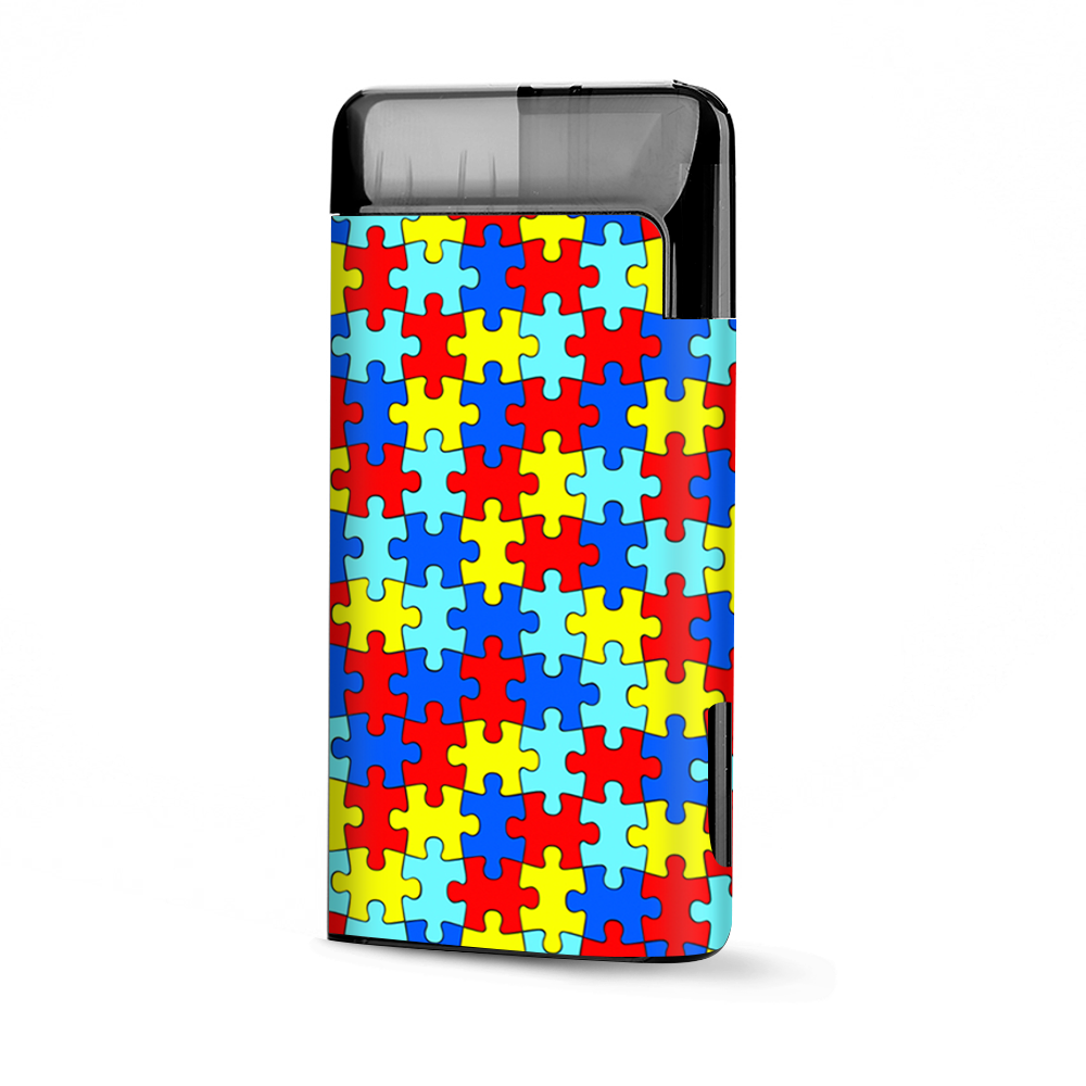 Colorful Puzzle Pieces Autism