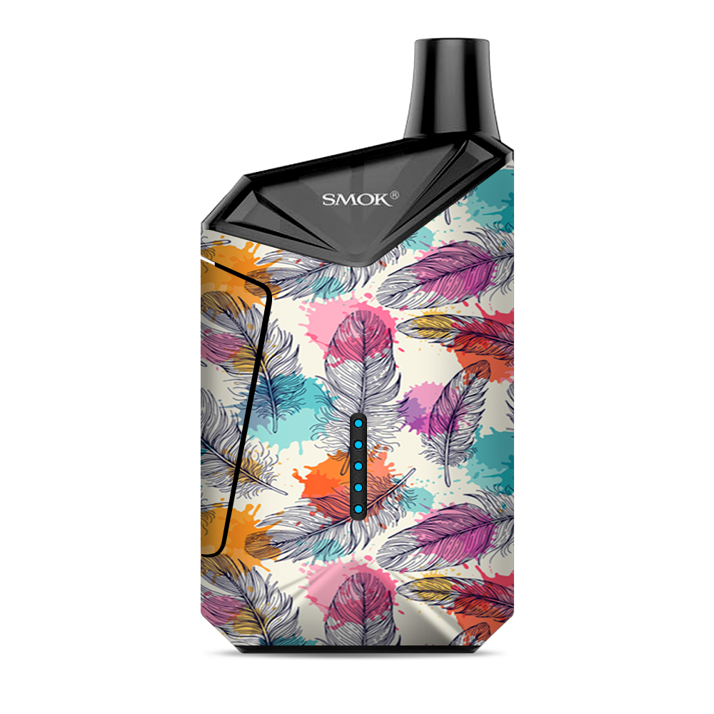  Feathers Colorful Watercolor Bird Smok  X-Force AIO Kit  Skin