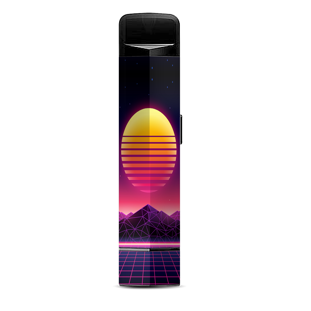  80S Techno Sunset Suorin Edge Pod System Skin