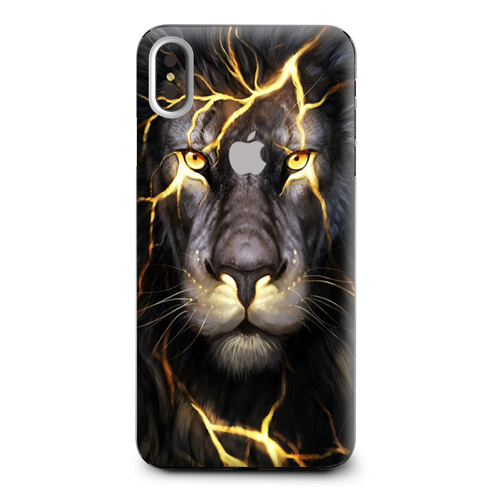 Lion Gold Lightening Fierce Apple iPhone XS Max Skin