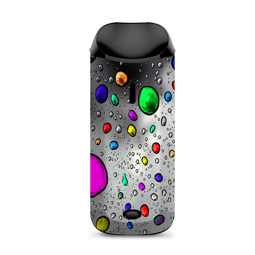  Colored Rain Drops 3D Effect Vaporesso Nexus AIO Kit Skin