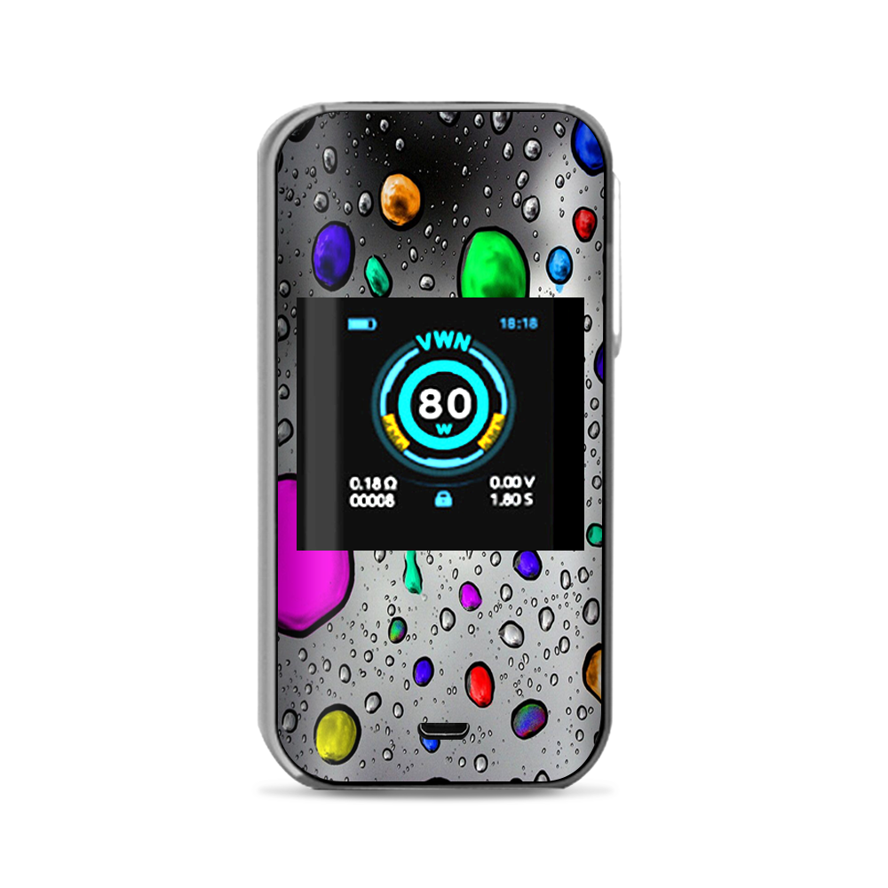 Skin Decal Vinyl Wrap for Vaporesso Luxe Nano Kit / colored rain drops 3d effect itsaskin.com Skin Decal Vinyl Wrap for Vaporesso Luxe Nano Kit / colored rain drops 3d effect itsaskin.com