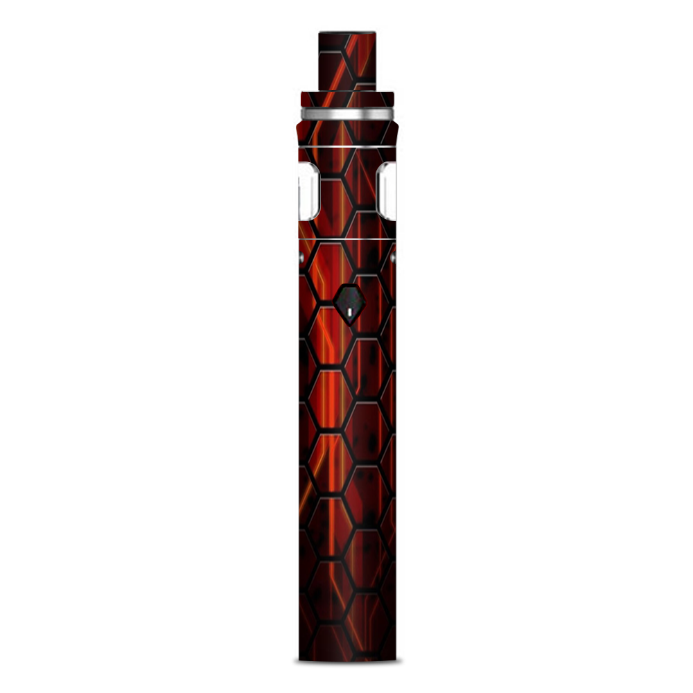  Abstract Red Metal Smok Nord AIO 19 Skin