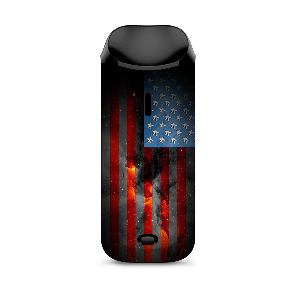  Dark Distressed American Flag Sky Stars Galaxy Vaporesso Nexus AIO Kit Skin
