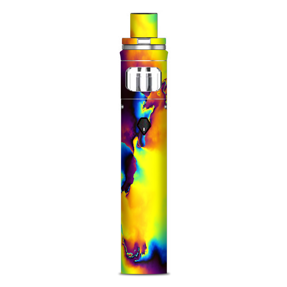  Bright Colorful Abstract Swirl Smok Nord AIO Stick Skin