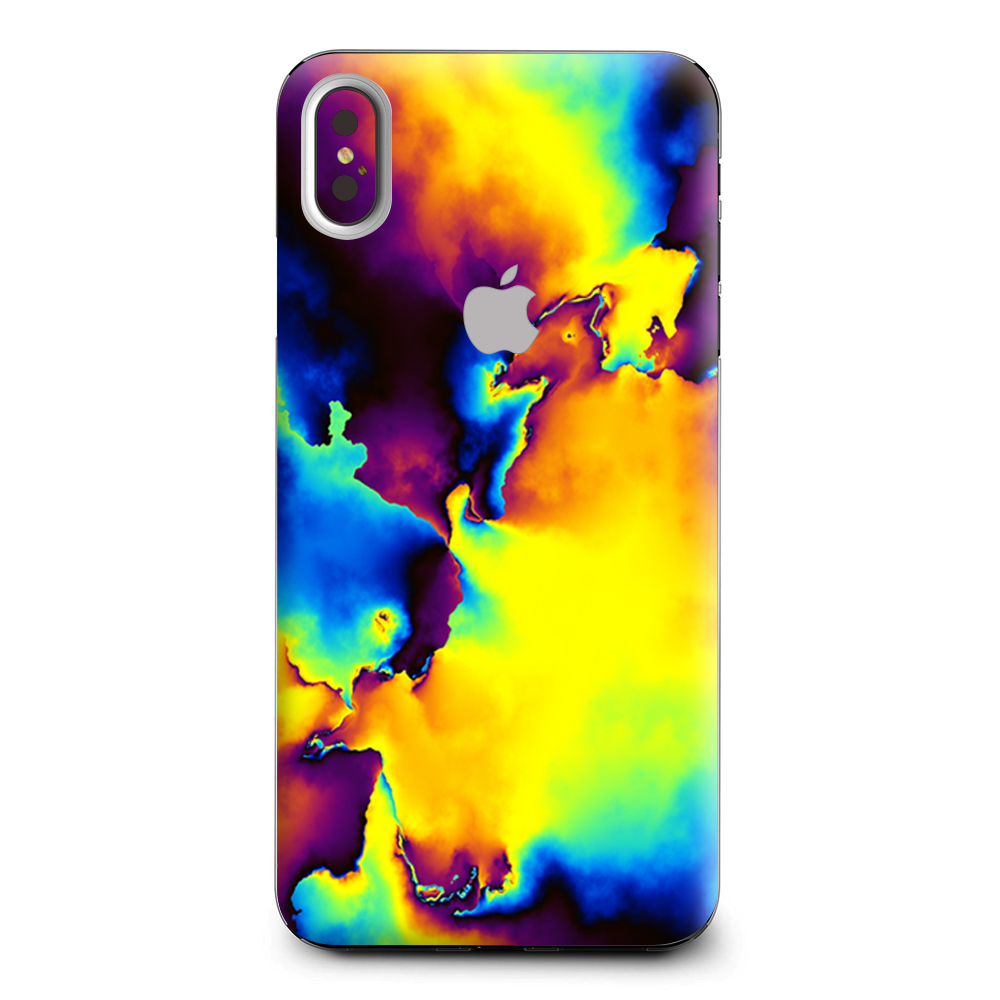 Bright Colorful Abstract Swirl Apple iPhone XS Max Skin