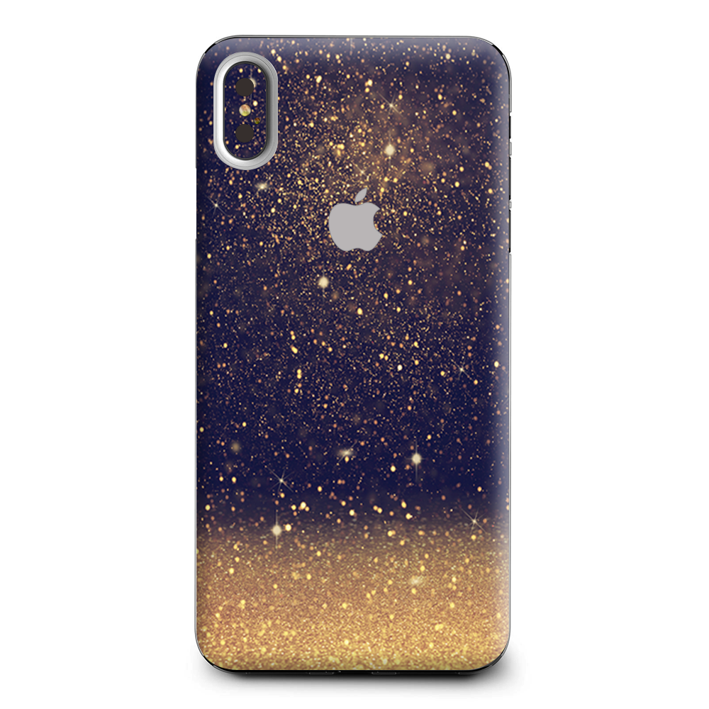 Gold Dust Lens Flare Glitter Apple iPhone XS Max Skin