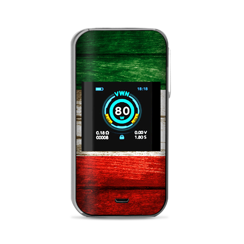  Flag Italy Grunge Distressed Country Vaporesso Luxe Nano Kit Skin