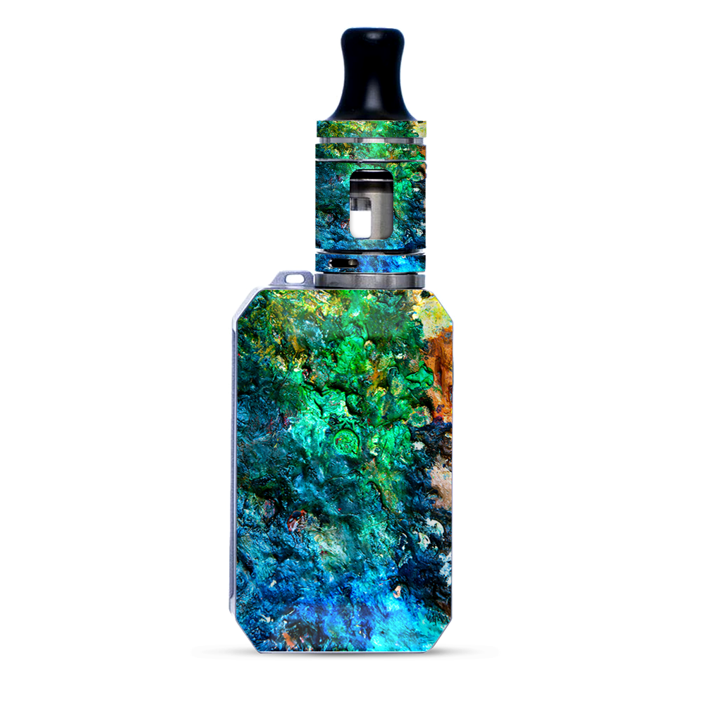 Stab Wood Oil Paint | Skin For VooPoo Drag Baby Trio  itsaskin.com