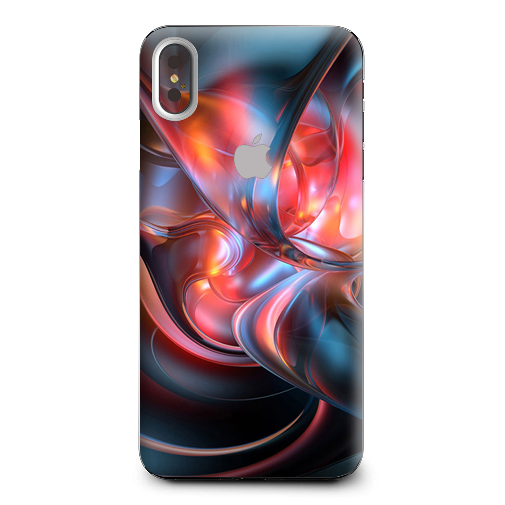 Abstract Blown Glass Colors Apple iPhone XS Max Skin