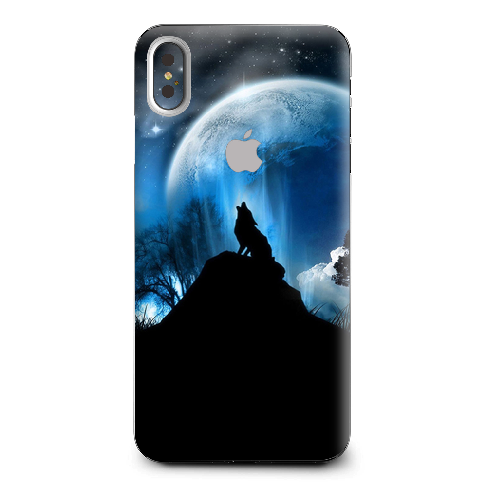 Howling Wolf Moon Apple iPhone XS Max Skin