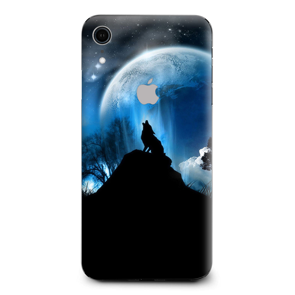 Howling Wolf Moon Apple iPhone XR Skin