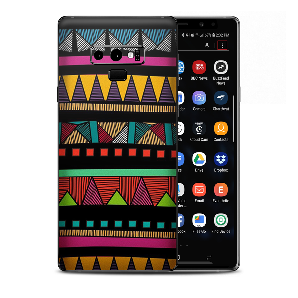 Aztec Chevron Samsung Galaxy Note 9 Skin