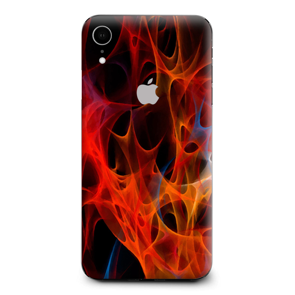 Orange Fire Apple iPhone XR Skin
