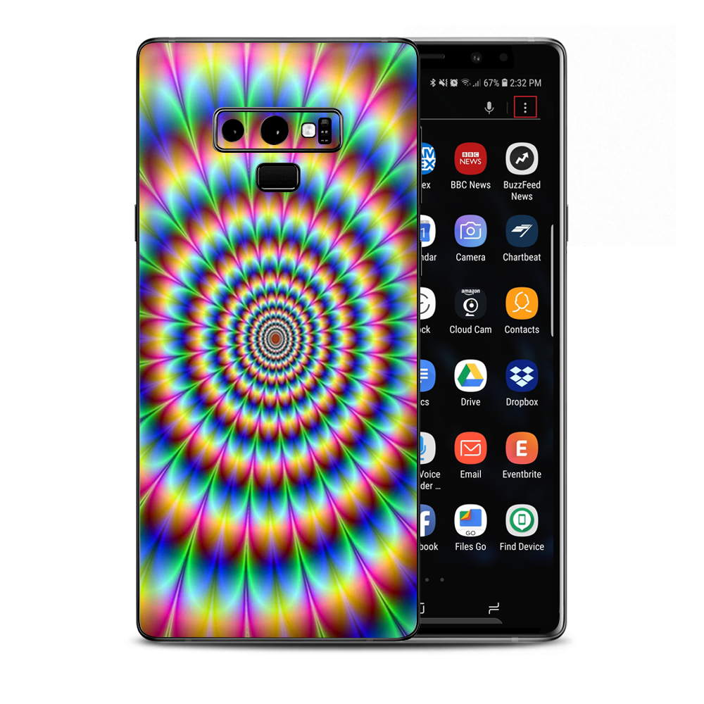 Trippy Hologram Dizzy Samsung Galaxy Note 9 Skin