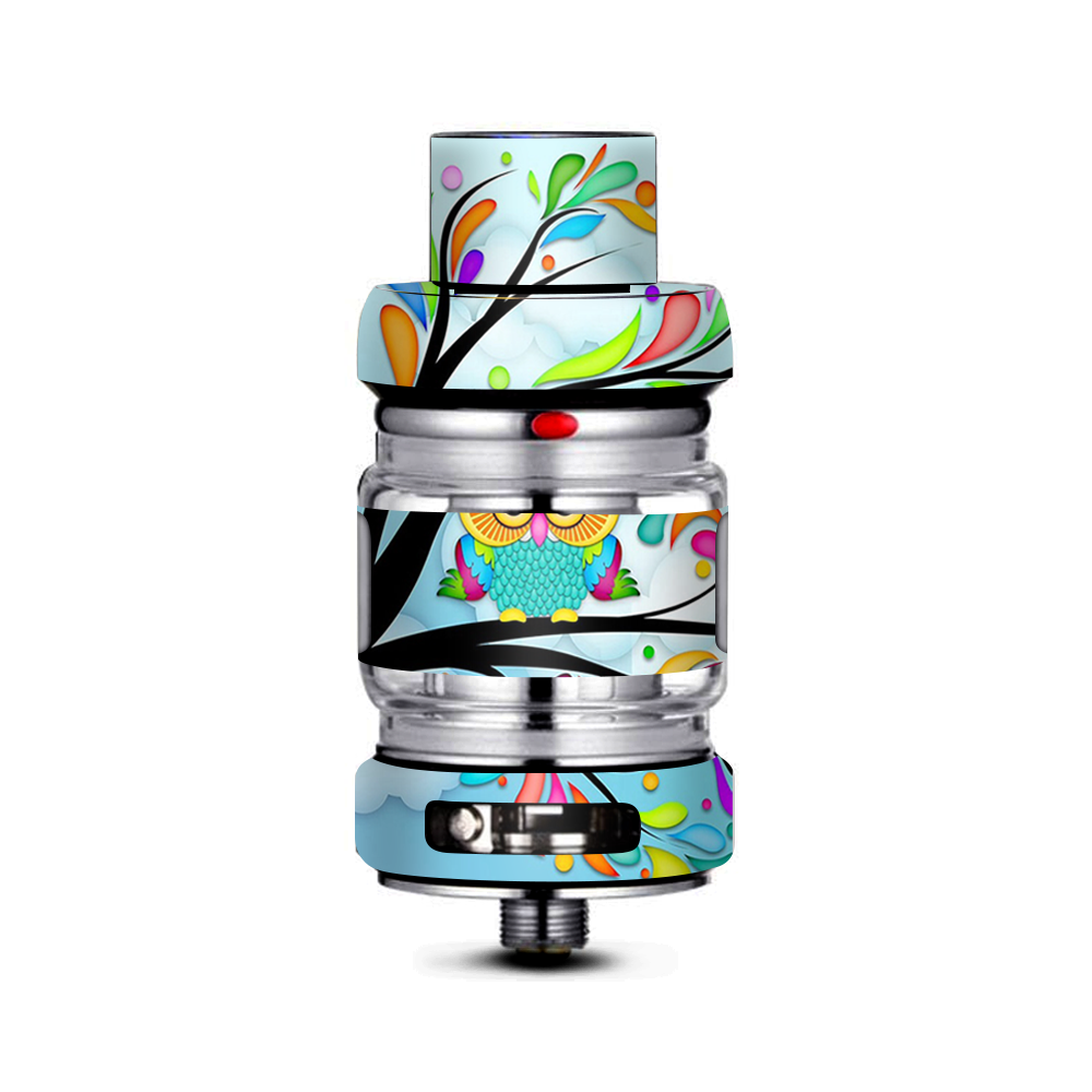  Colorful Artistic Owl In Tree Freemax Mesh Pro Tank Skin