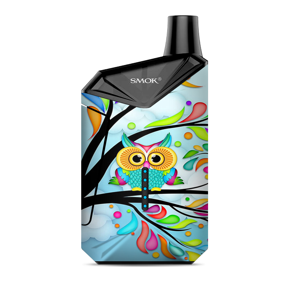  Colorful Artistic Owl In Tree Smok  X-Force AIO Kit  Skin