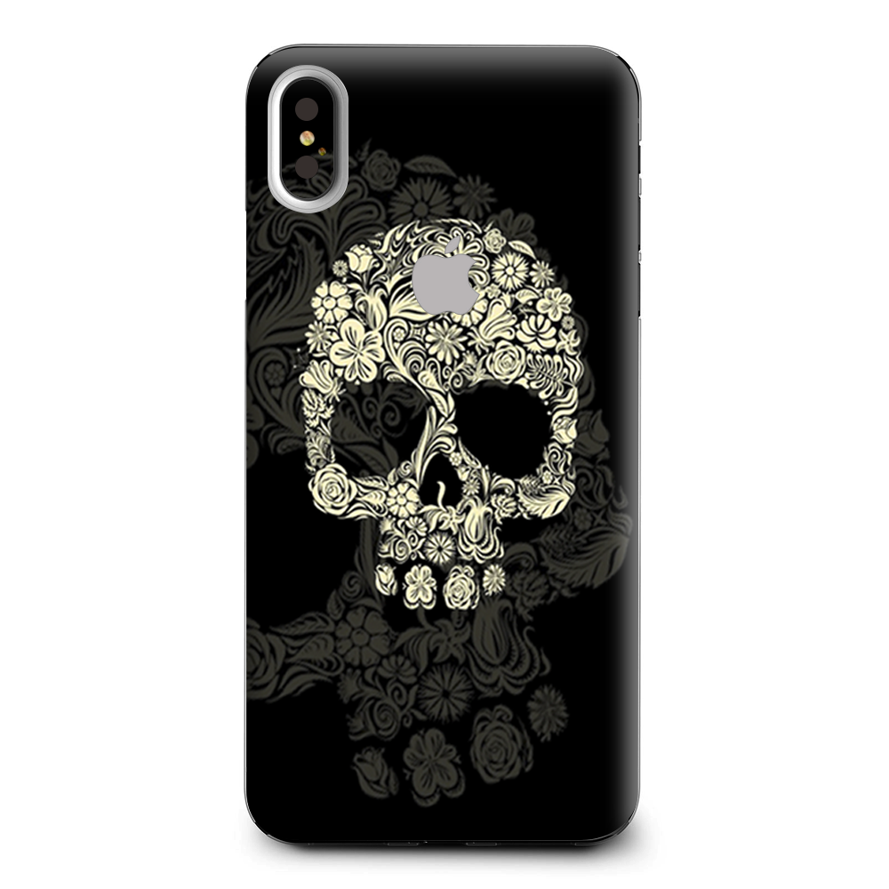 Flower Skull, Floral Skeleton Apple iPhone XS Max Skin