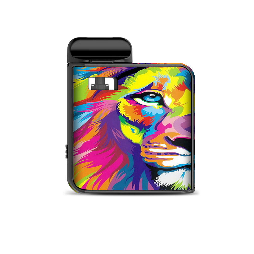  Colorful Lion Abstract Paint Smok Mico Kit Skin