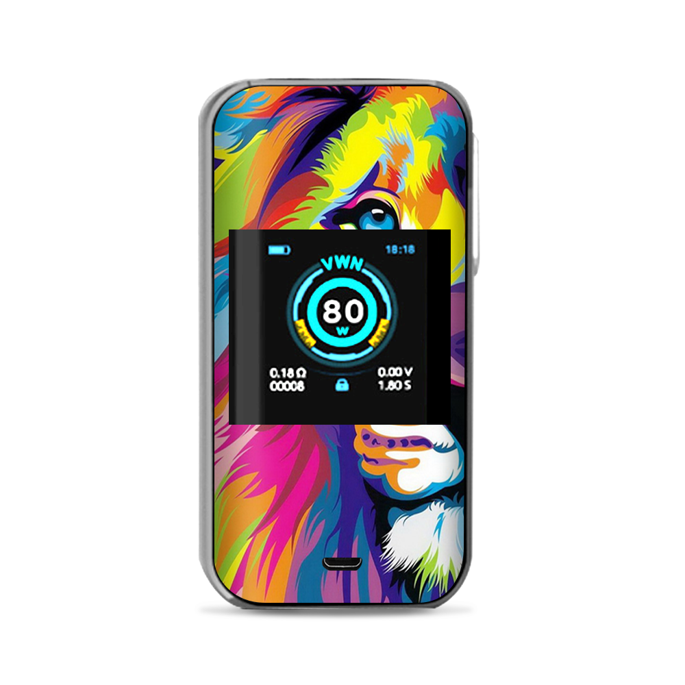  Colorful Lion Abstract Paint Vaporesso Luxe Nano Kit Skin
