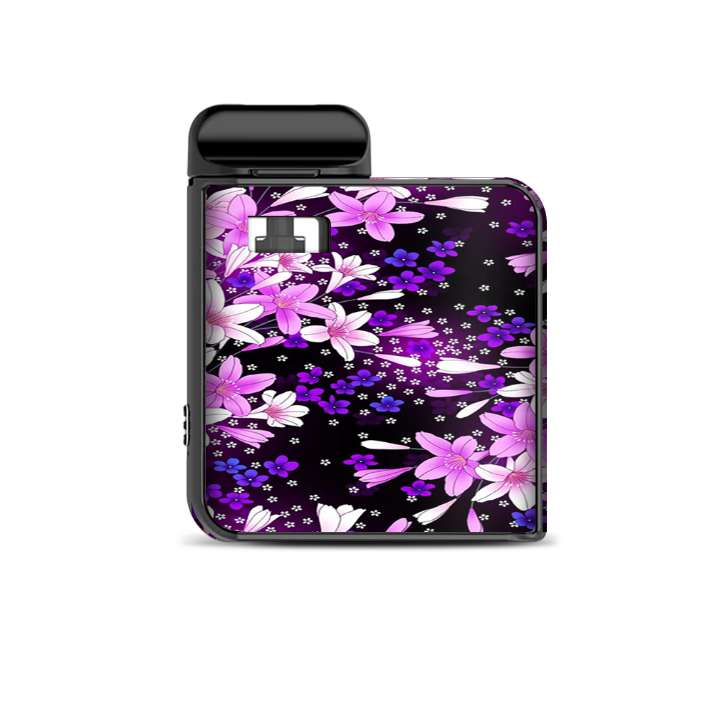  Purple Pink Colorful Flowers Lillies Smok Mico Kit Skin