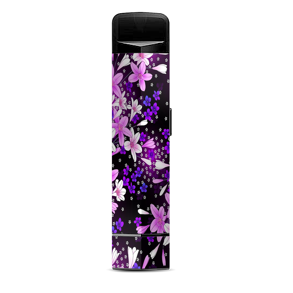  Purple Pink Colorful Flowers Lillies Suorin Edge Pod System Skin