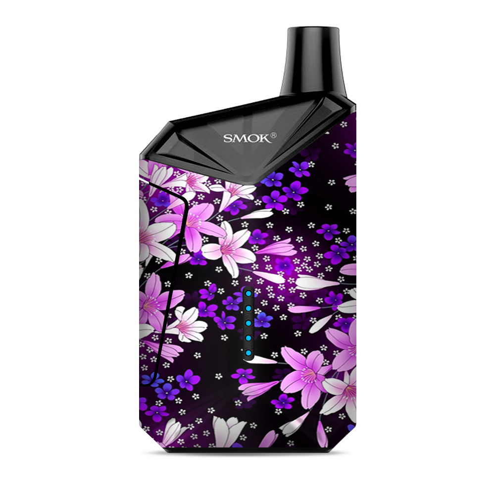  Purple Pink Colorful Flowers Lillies Smok  X-Force AIO Kit  Skin