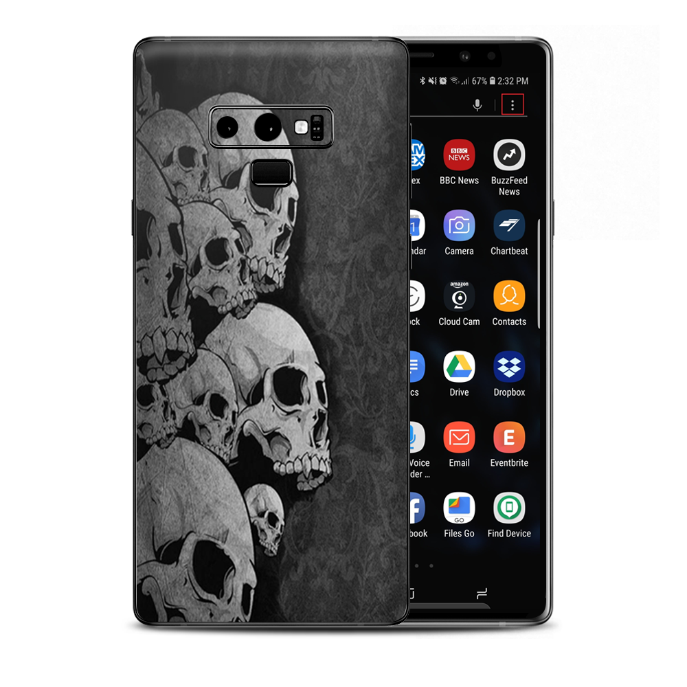 Skulls Stacked Samsung Galaxy Note 9 Skin