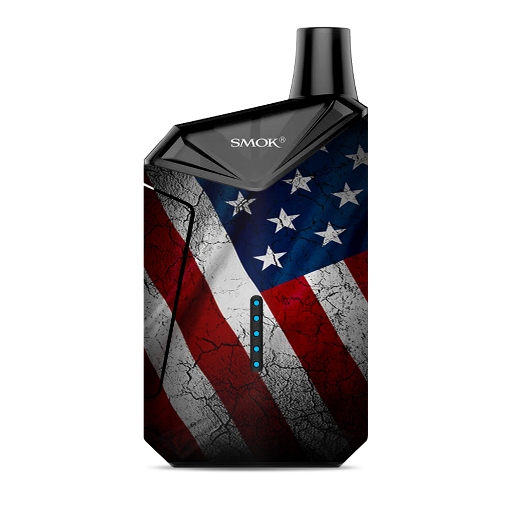  American Flag Distressed Wave Smok  X-Force AIO Kit  Skin