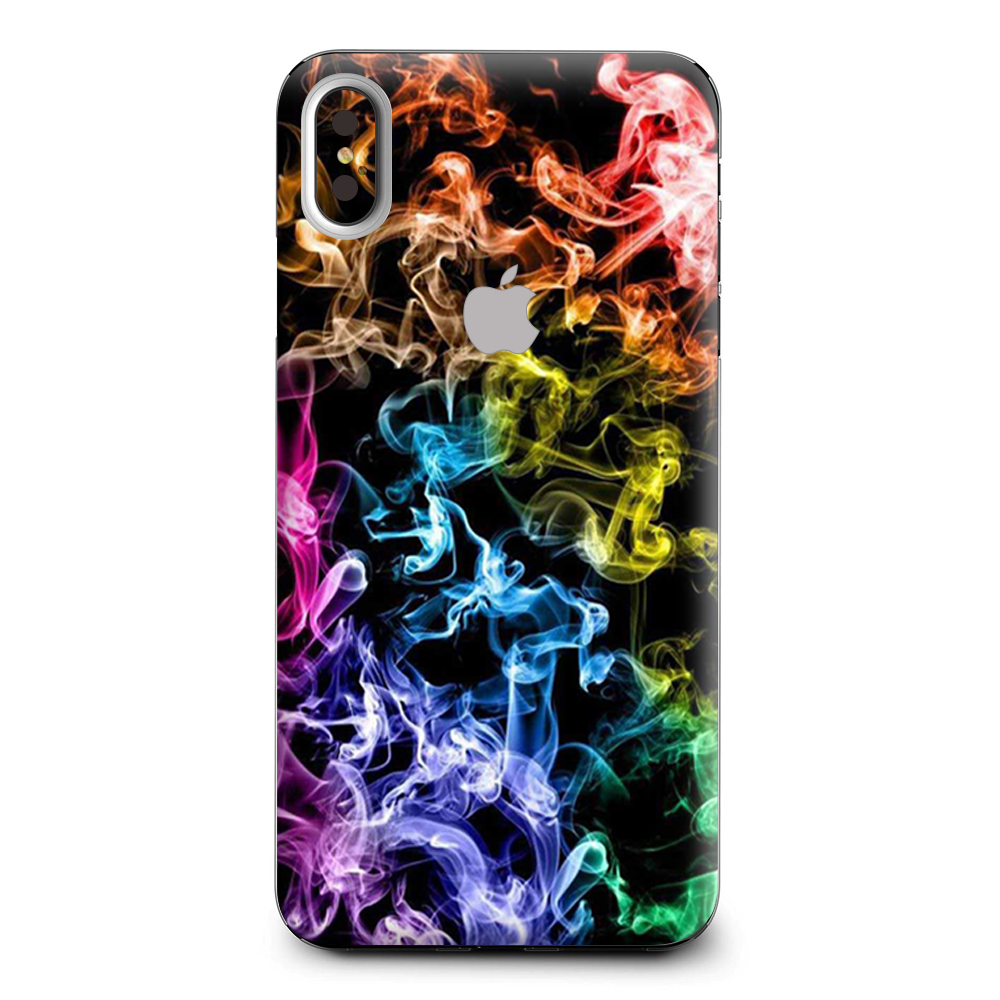 Colorful Smok Blowing Apple iPhone XS Max Skin