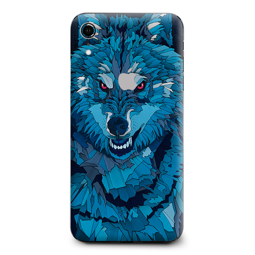 Blue Wolf Apple iPhone XR Skin
