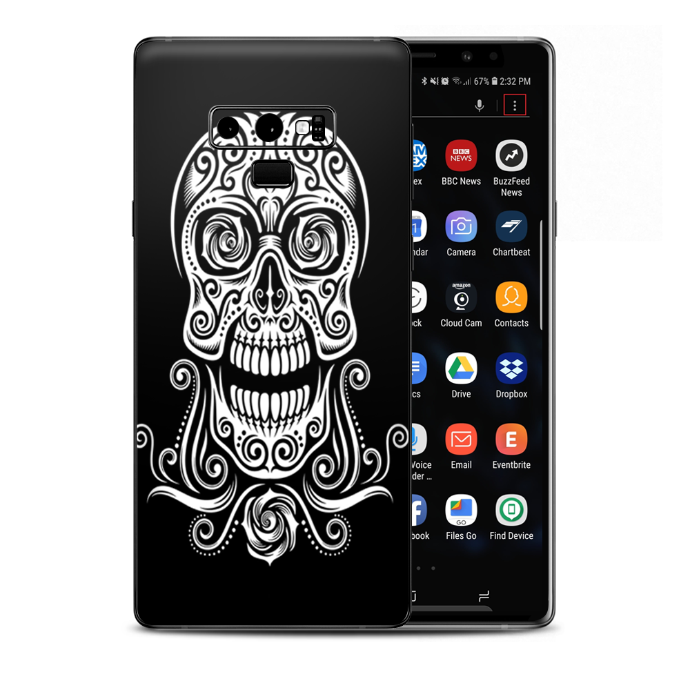 Tribal Skull Samsung Galaxy Note 9 Skin