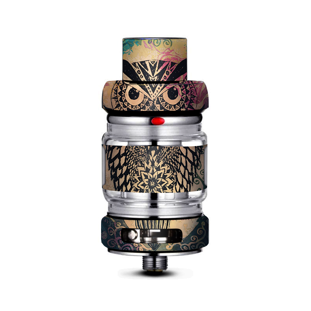  Tribal Abstract Owl Freemax Mesh Pro Tank Skin