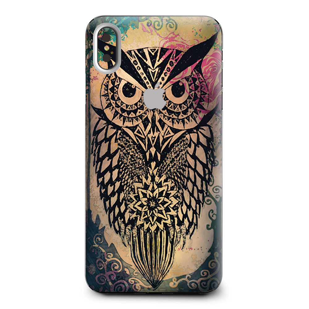 Tribal Abstract Owl Apple iPhone XS Max Skin