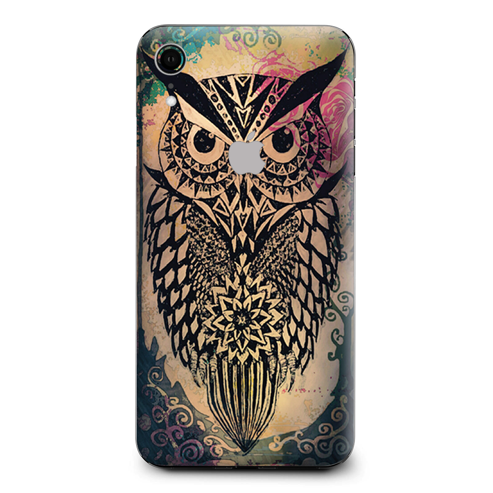 Tribal Abstract Owl Apple iPhone XR Skin