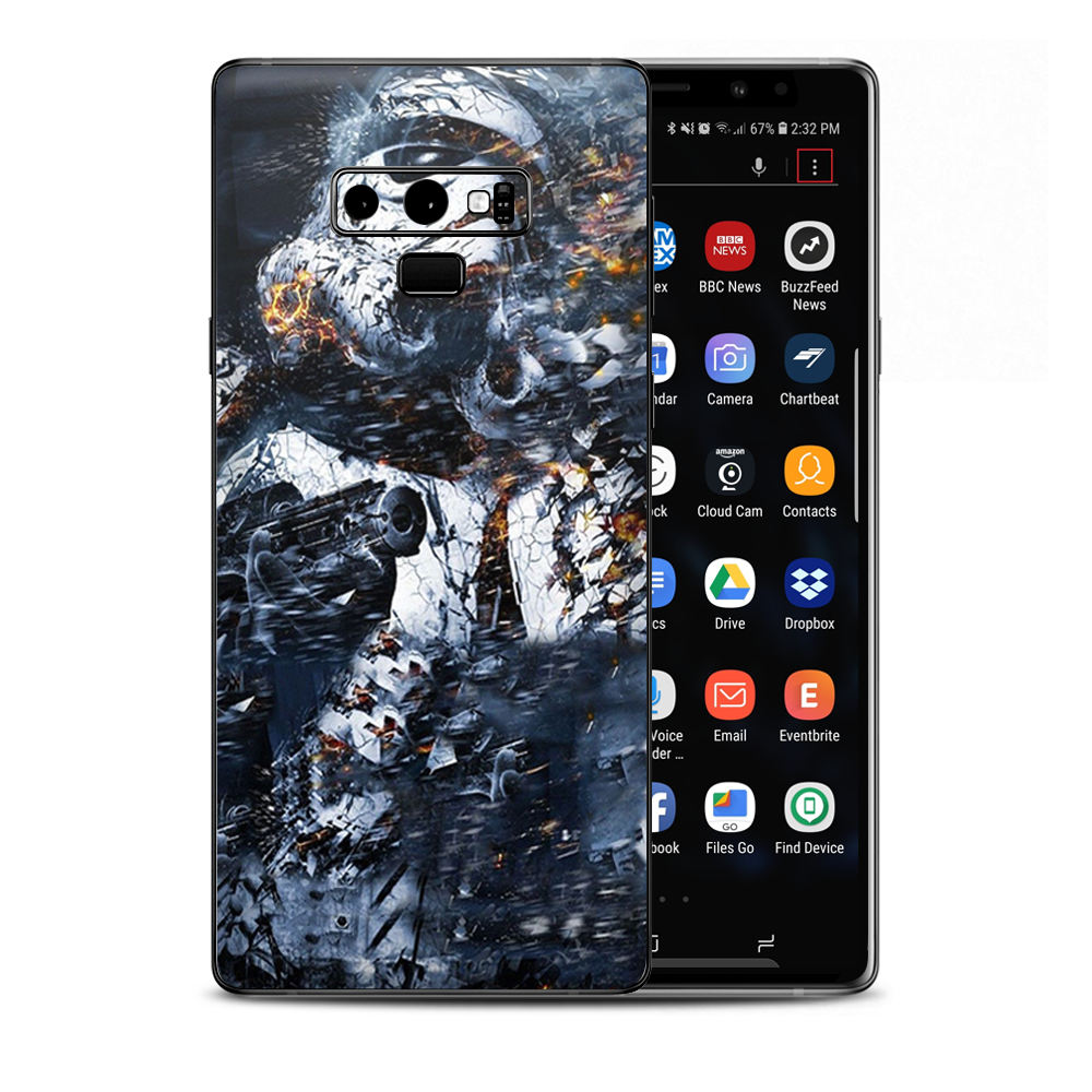 Crazy Storm Guy Samsung Galaxy Note 9 Skin