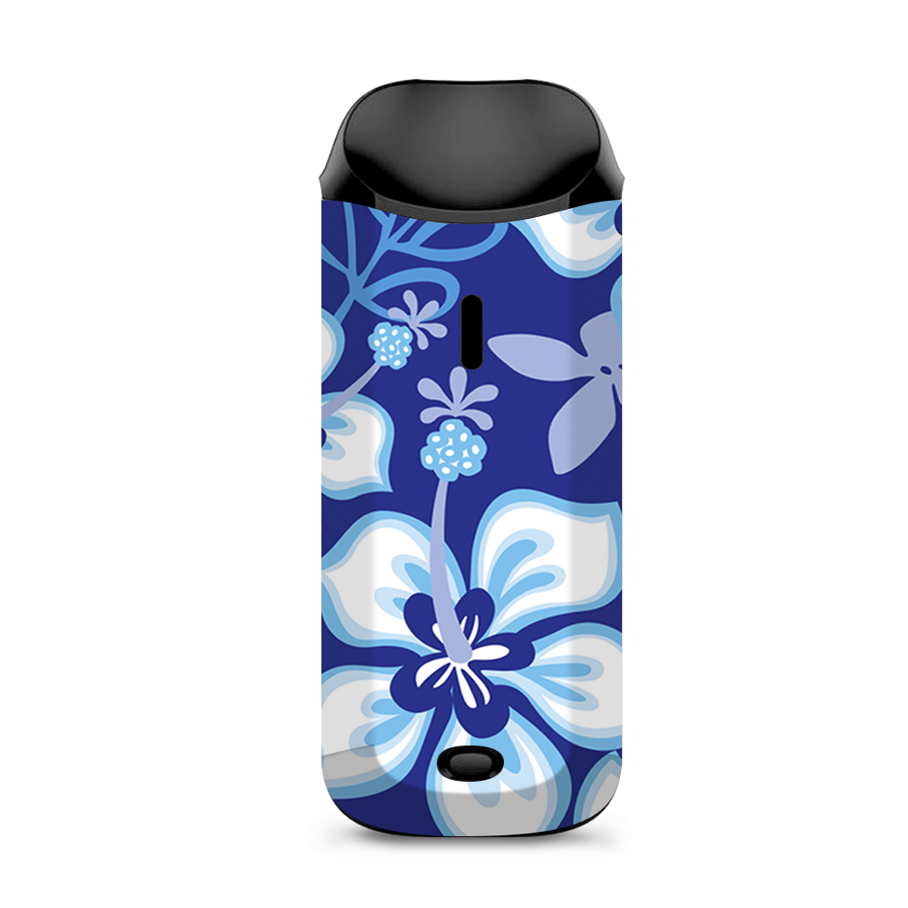  Hibiscus Hawaii Flower Blue Vaporesso Nexus AIO Kit Skin
