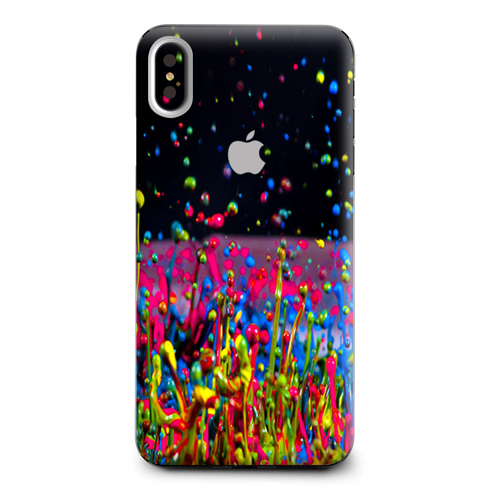 Splash Colorful Paint Apple iPhone XS Max Skin