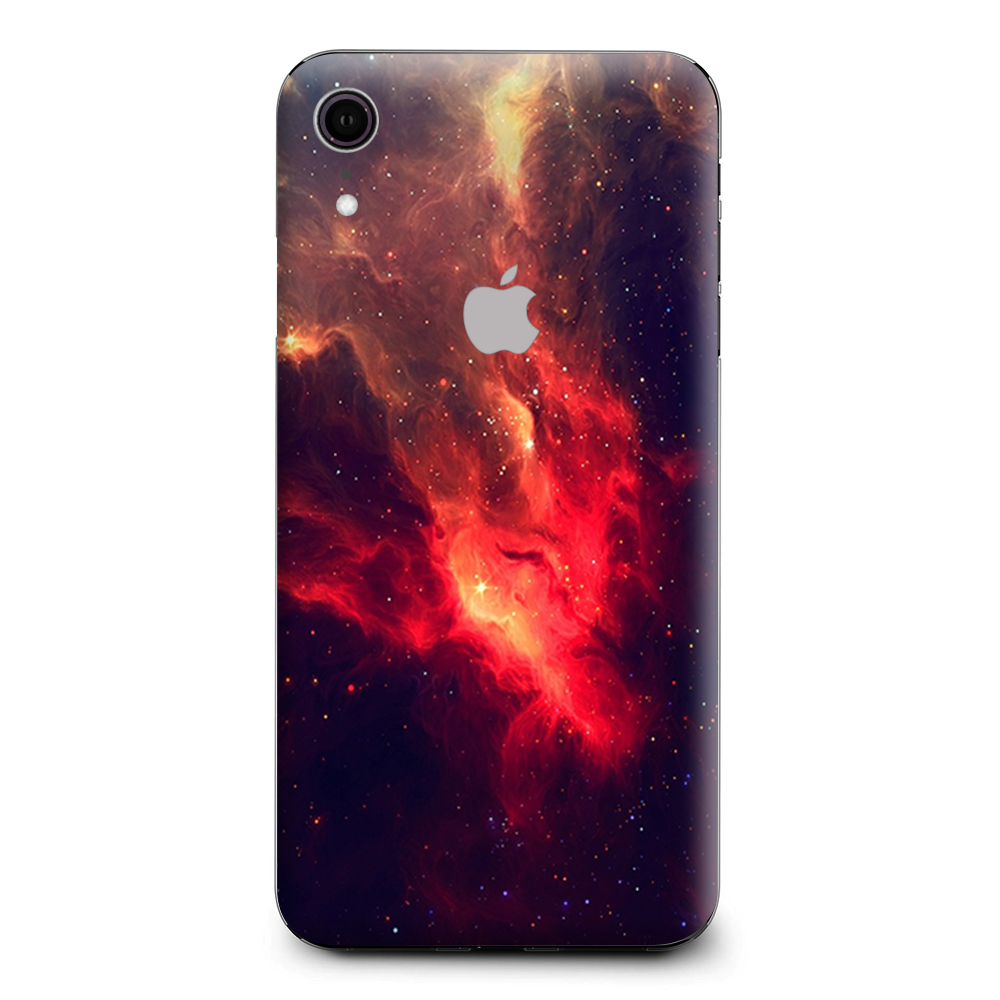 Space Clouds Galaxy Apple iPhone XR Skin