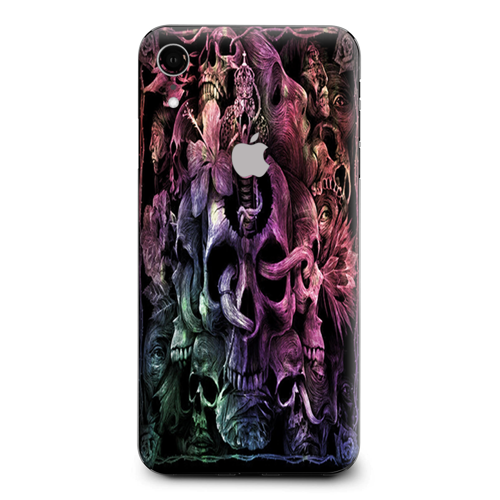 Skull Art Creepy Apple iPhone XR Skin