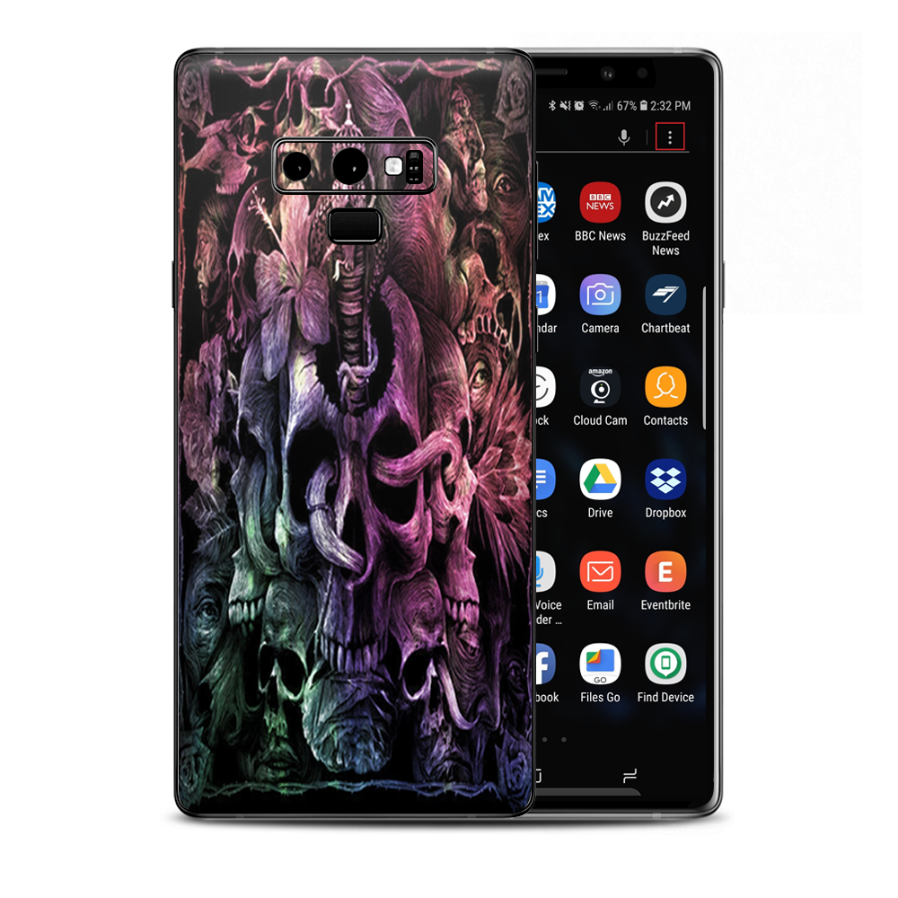 Skull Art Creepy Samsung Galaxy Note 9 Skin