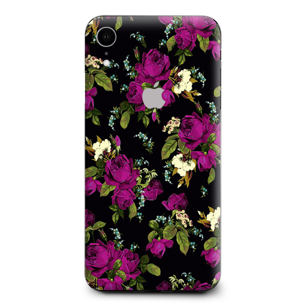 Rose Floral Trendy Apple iPhone XR Skin