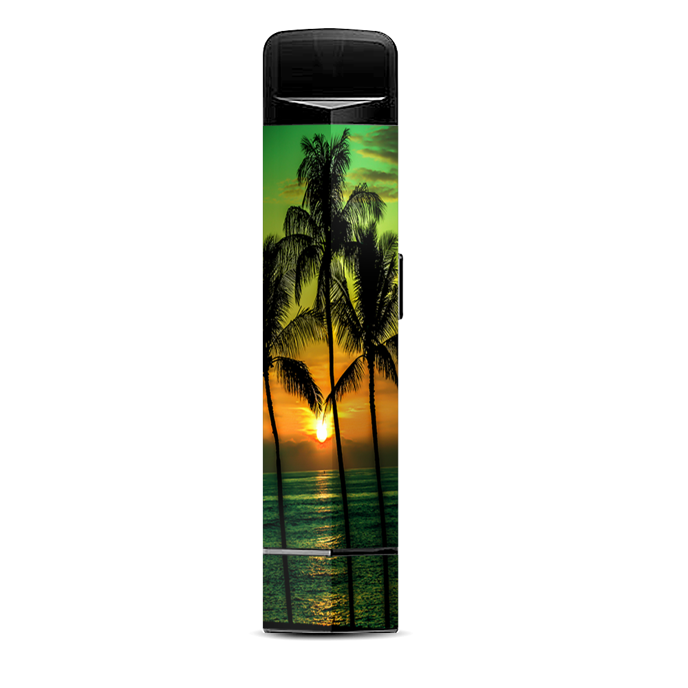  Sunset Palm Trees Ocean Suorin Edge Pod System Skin