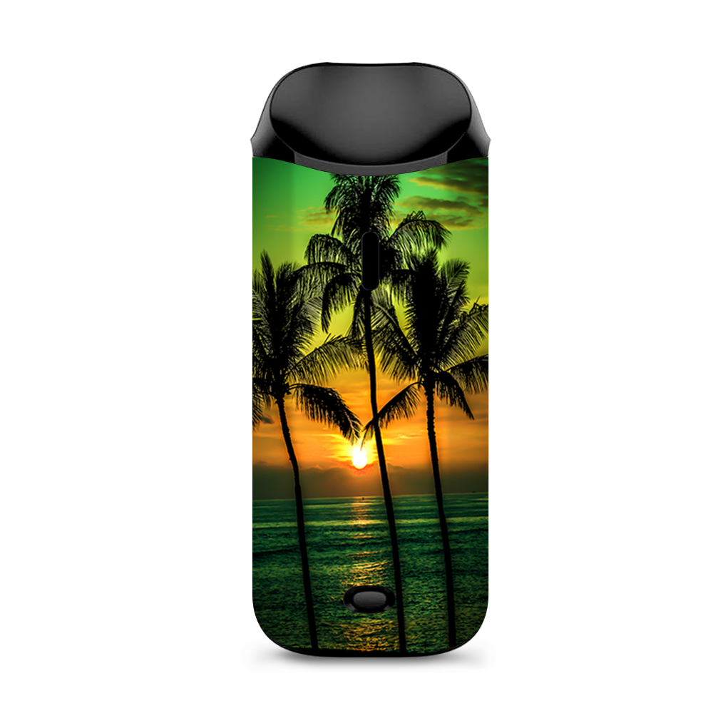  Sunset Palm Trees Ocean Vaporesso Nexus AIO Kit Skin