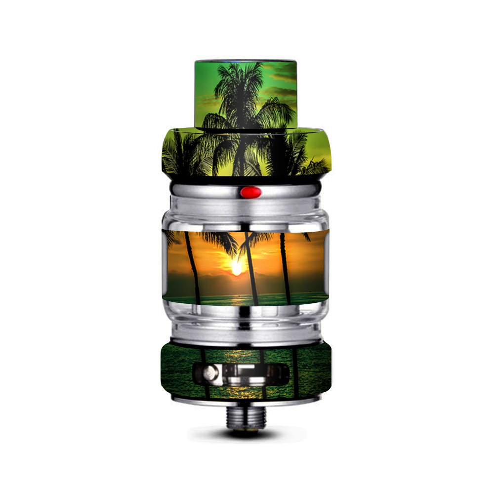  Sunset Palm Trees Ocean Freemax Mesh Pro Tank Skin